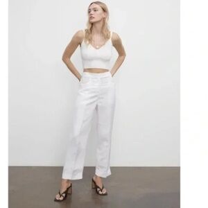 Club Monaco Linen-Blend Trouser